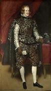 Diego Velazquez Philip IV in Brown and Silver, oil